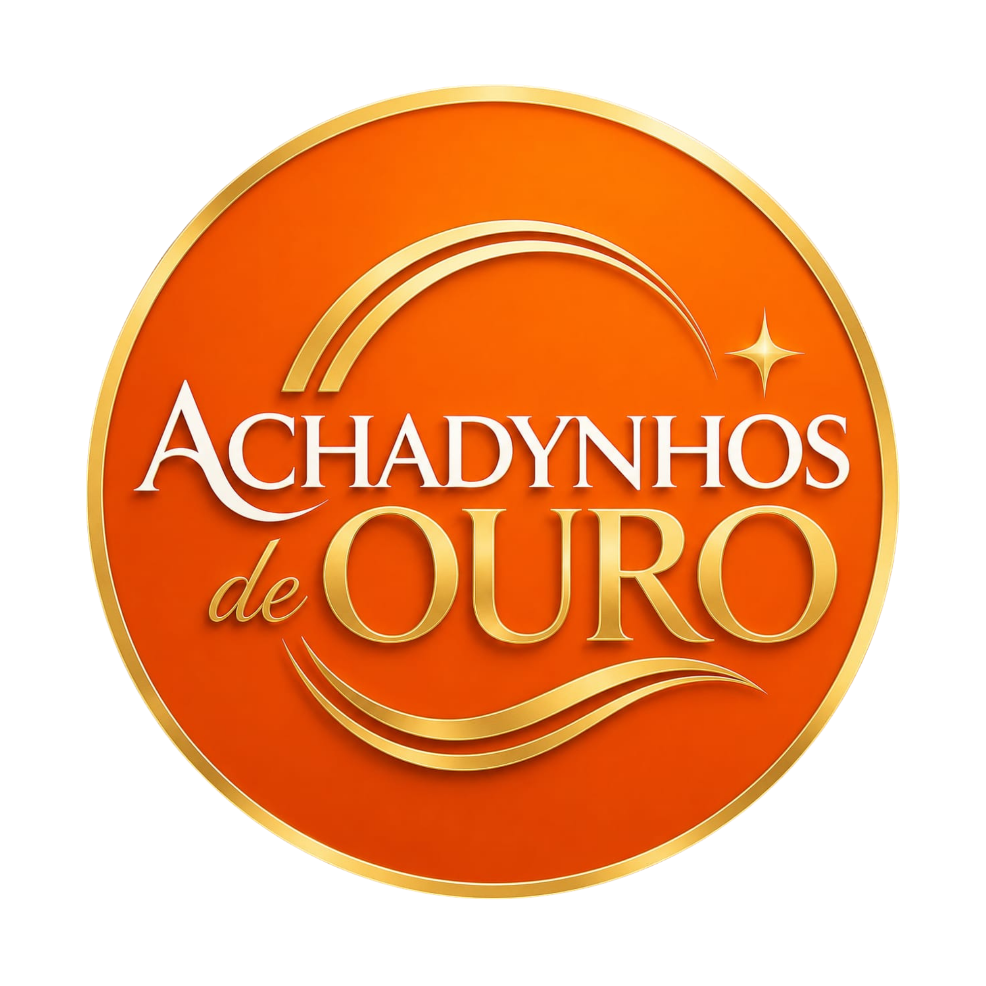 Logo oficial da Achadynhos de Ouro