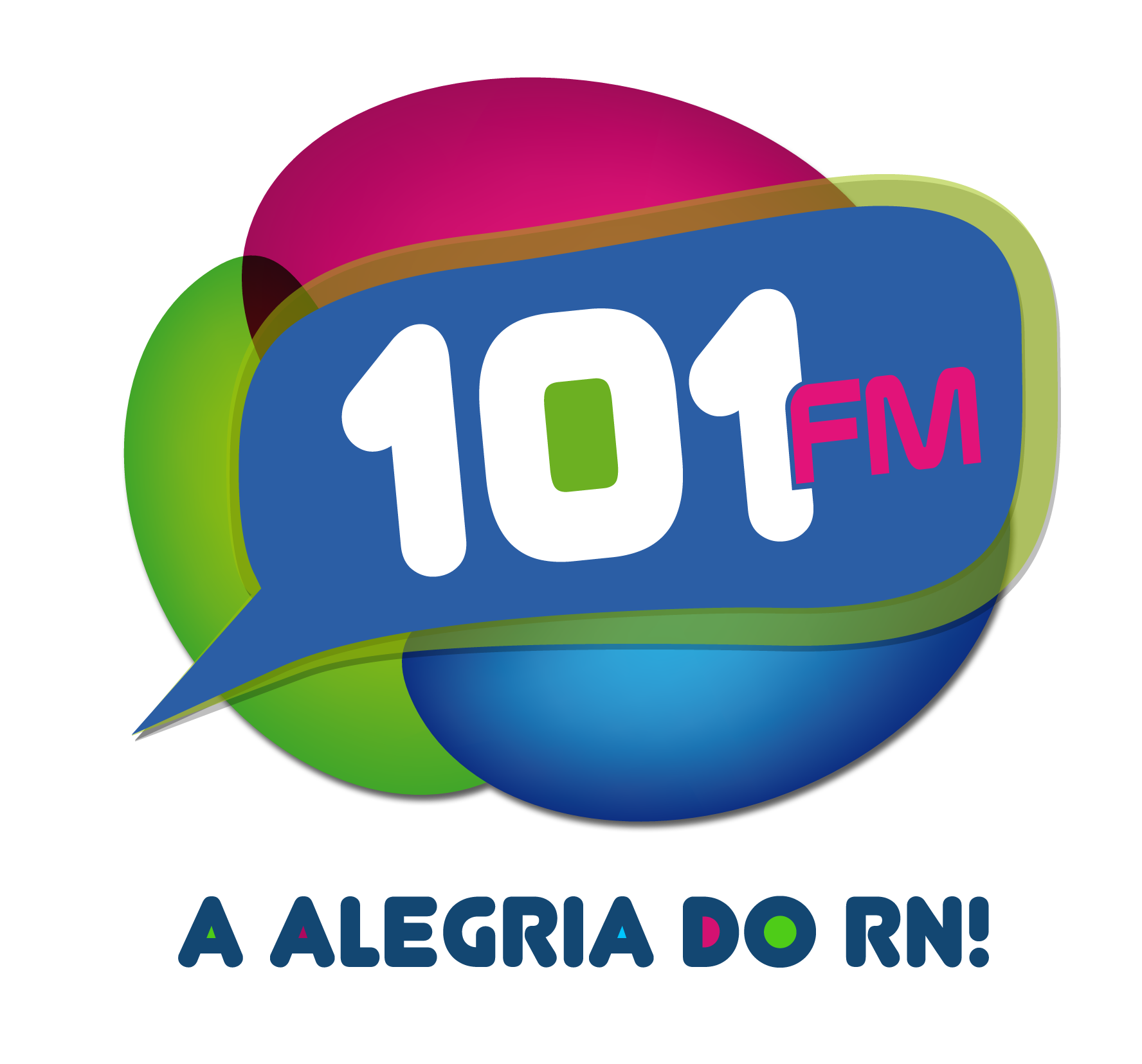 Logo oficial da Rádio 101 FM RN